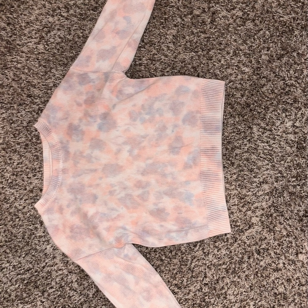 Treasure & Bond Pink and Blue Sweater Soft and Comfortable